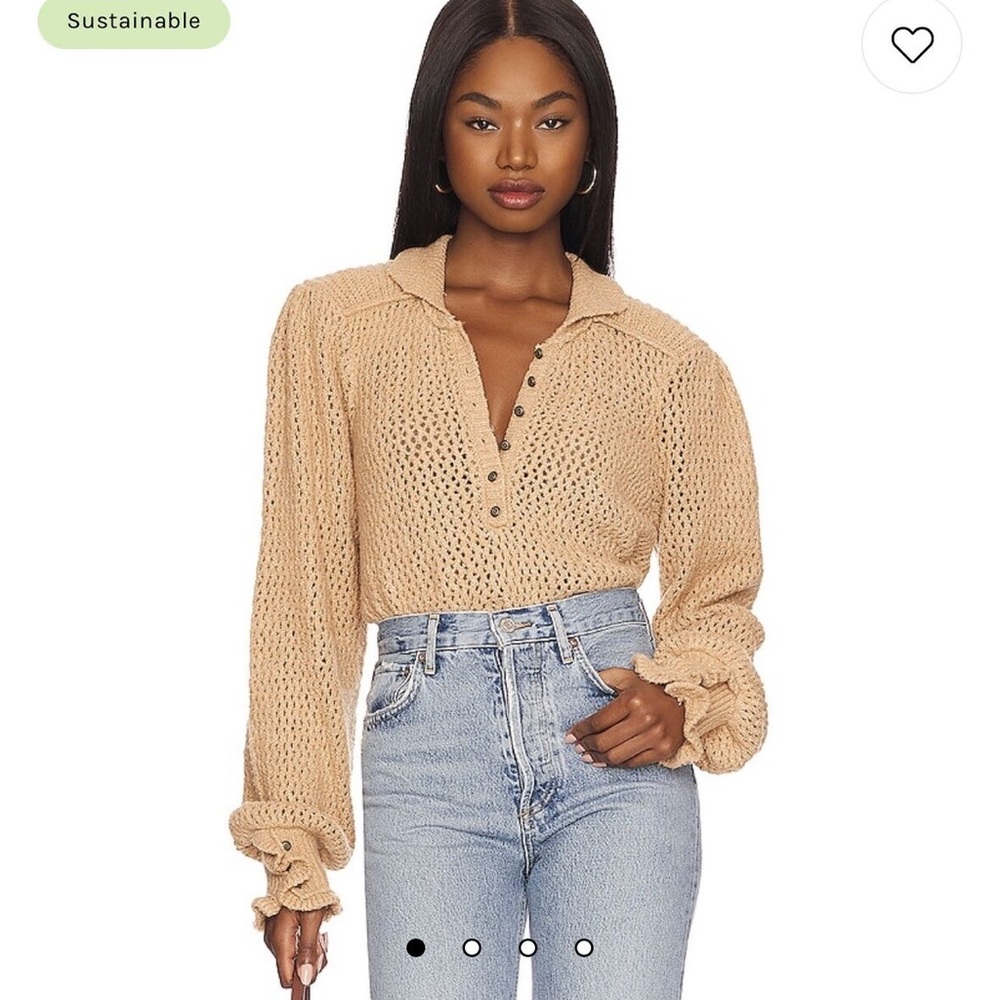 NWT Free People Snowdrift Pullover - Size Medium - Picture 1 of 10